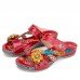  Retro Casual Flowers Calico Comfy Flat Stripe Sandals