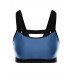 Plus Size Women Sport Contrast Color Quick Dry Workout Fitness Bra